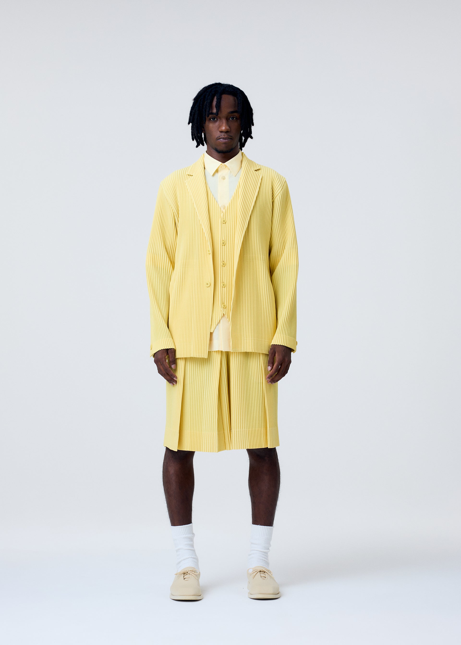 TAILORED PLEATS 2、メンズ_パンツ、着用画像1