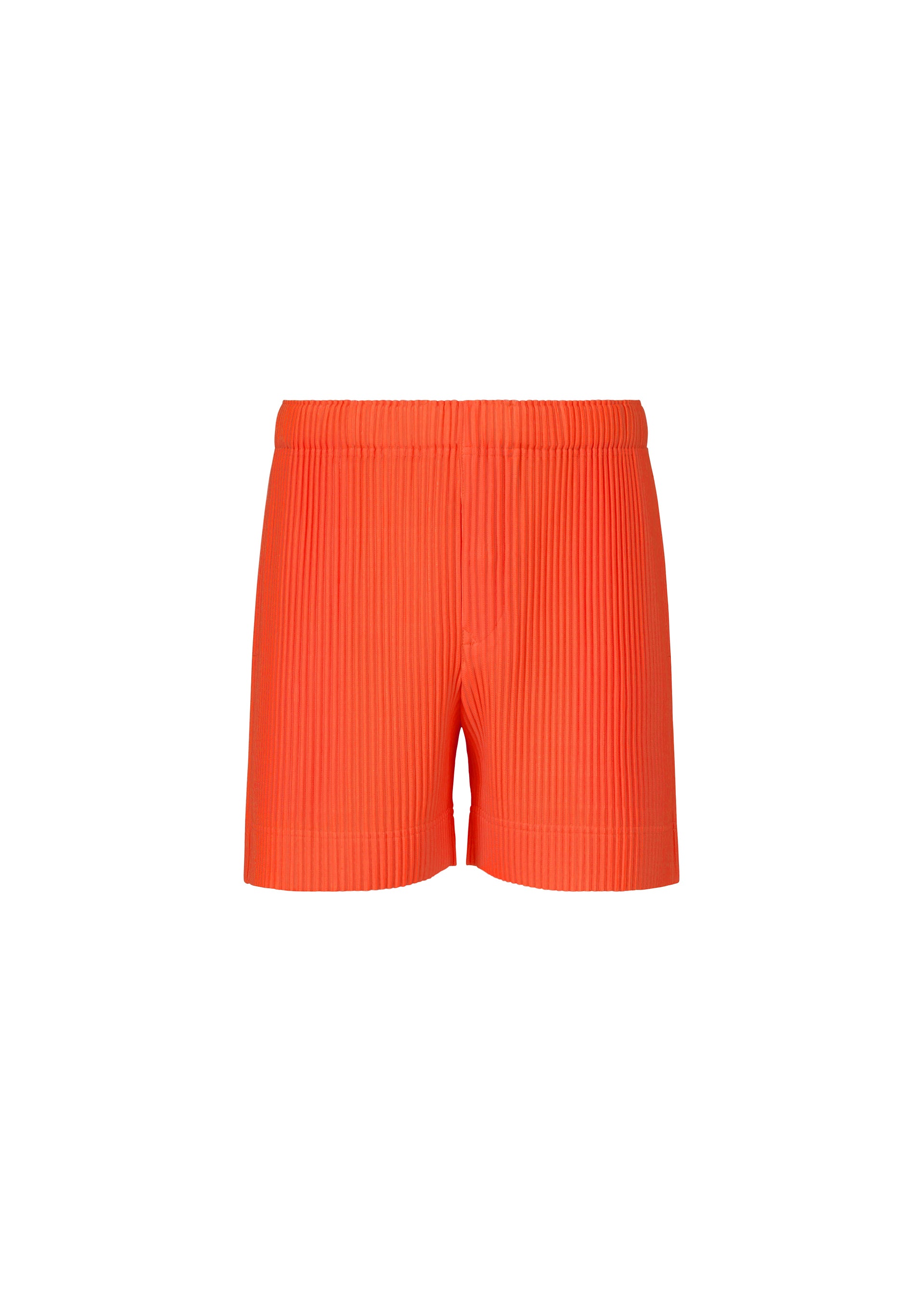 COLORFUL PLEATS BOTTOMS、メンズ_パンツ、オレンジ