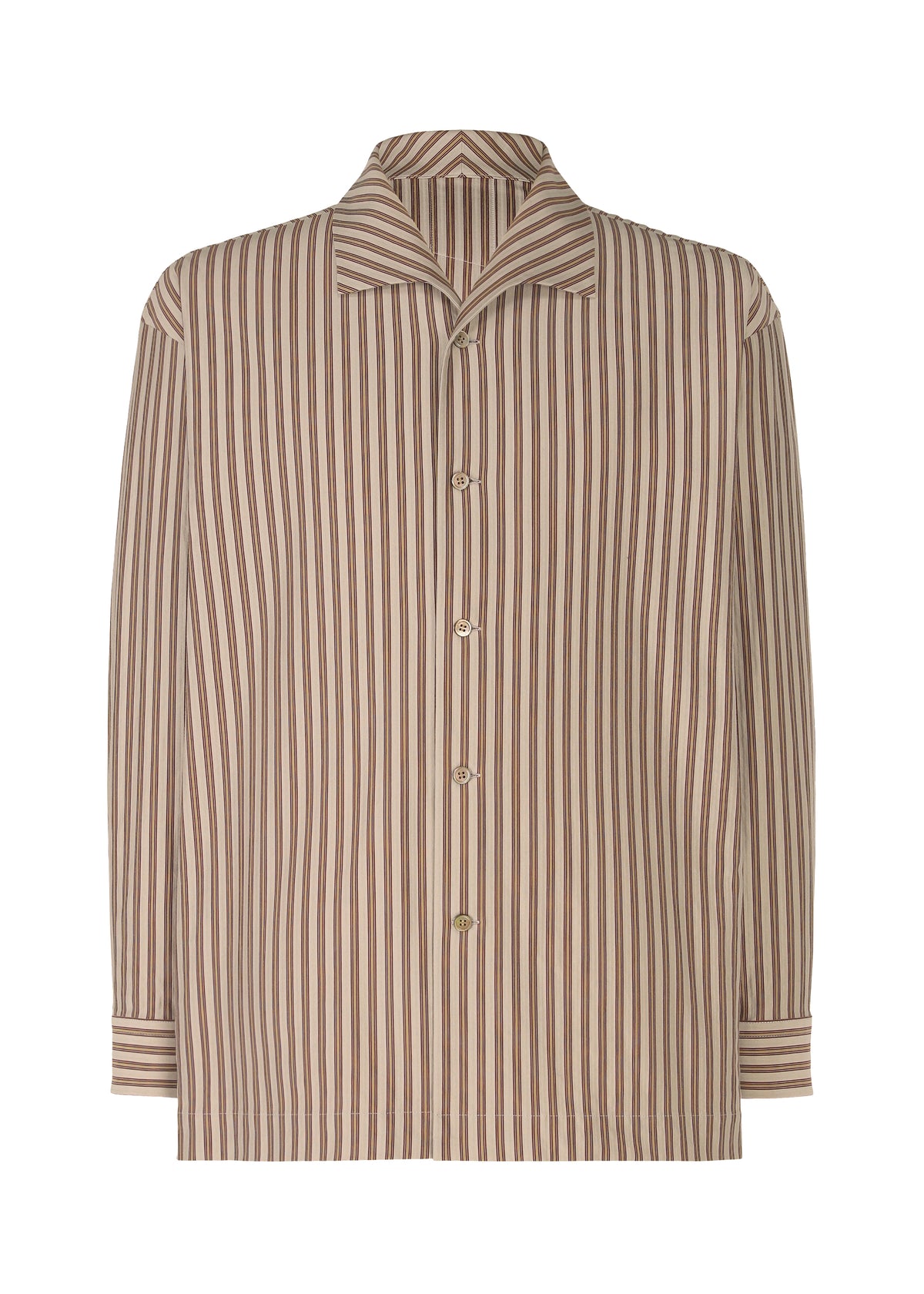 STRIPE JERSEY、メンズ_トップス_シャツ、ブラウン