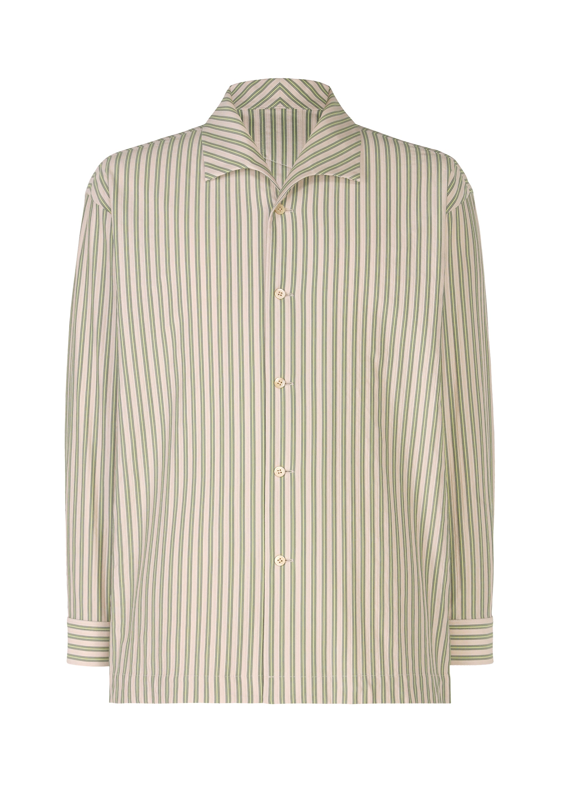 STRIPE JERSEY、メンズ_トップス_シャツ、グリーン