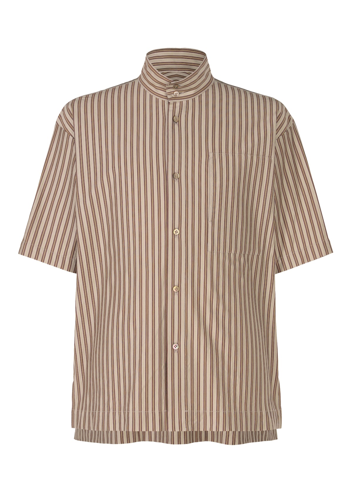 STRIPE JERSEY、メンズ_トップス_シャツ、ブラウン