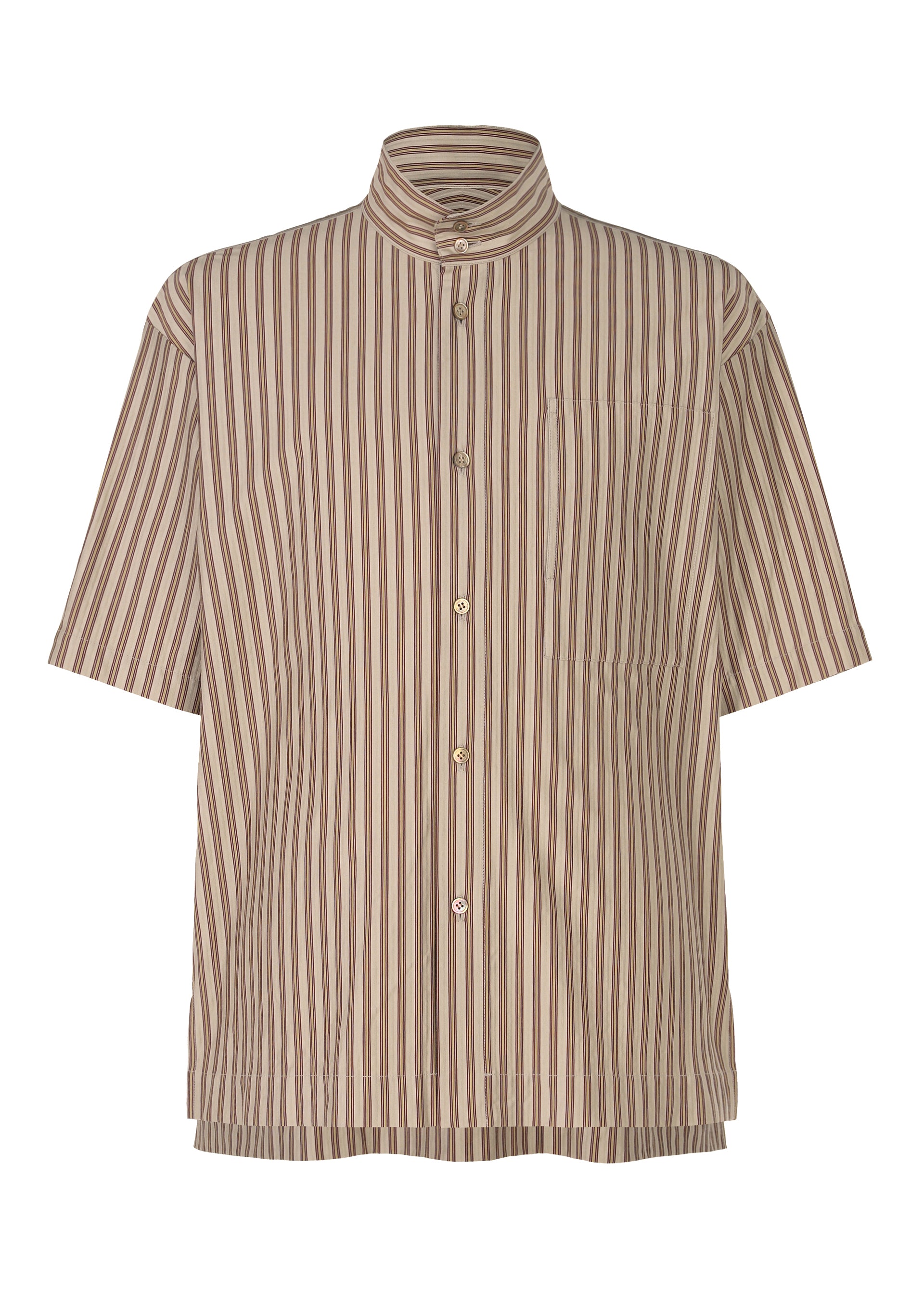 STRIPE JERSEY、メンズ_トップス_シャツ、ブラウン