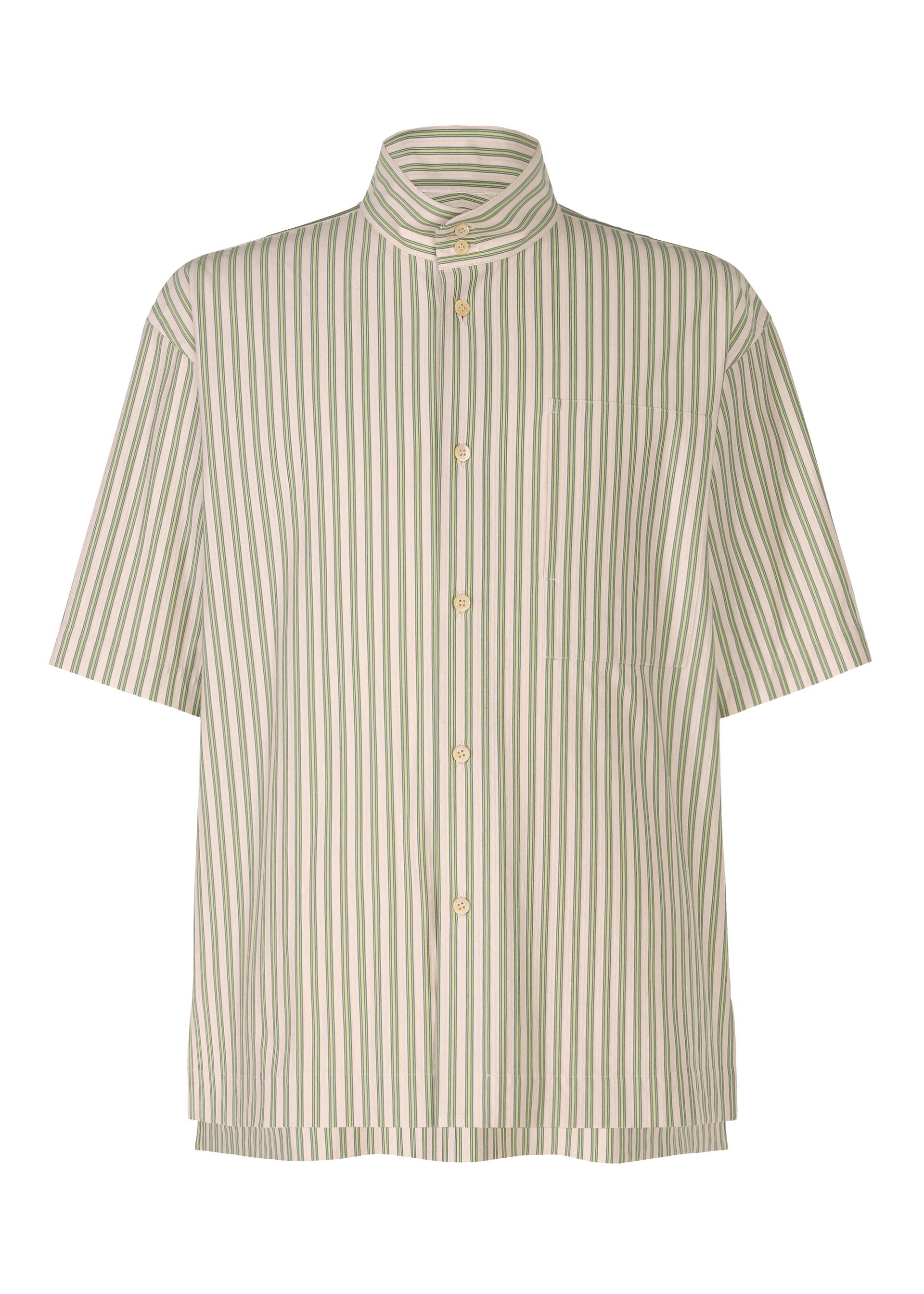 STRIPE JERSEY、メンズ_トップス_シャツ、グリーン