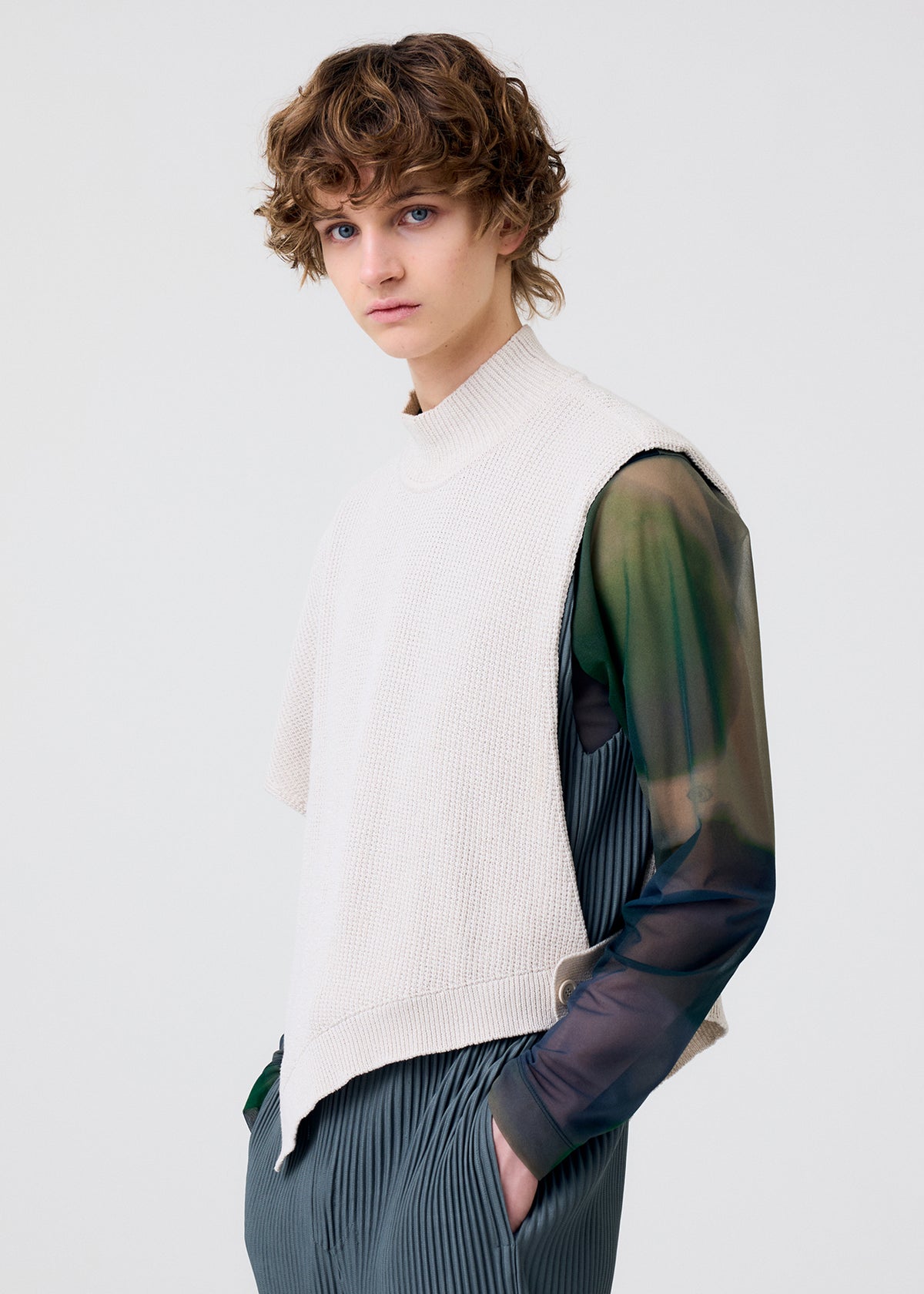 WAFER KNIT、メンズ_ニット、着用画像3