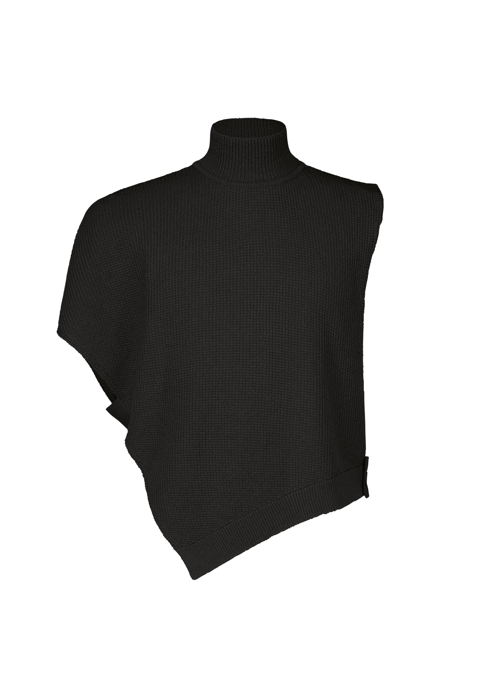 WAFER KNIT、メンズ_ニット、ブラック