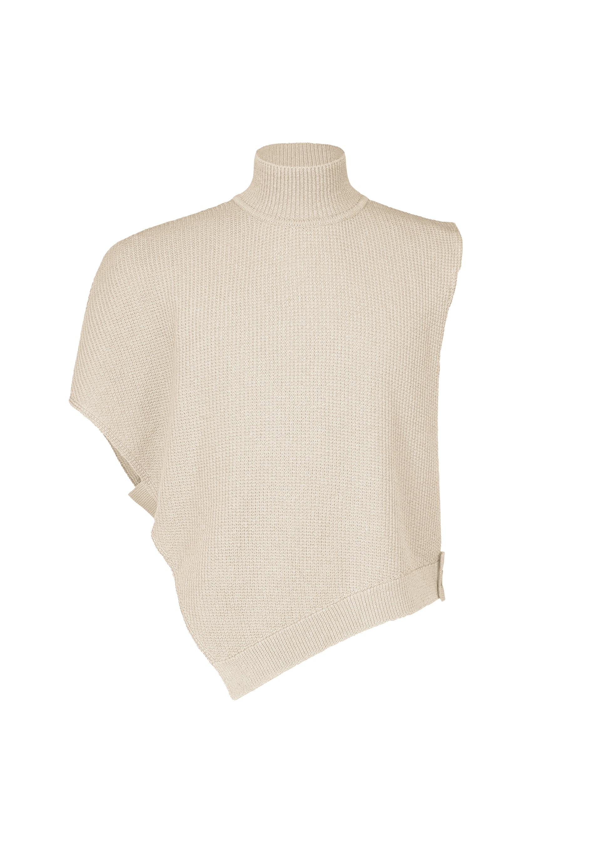 WAFER KNIT、メンズ_ニット、ベージュ