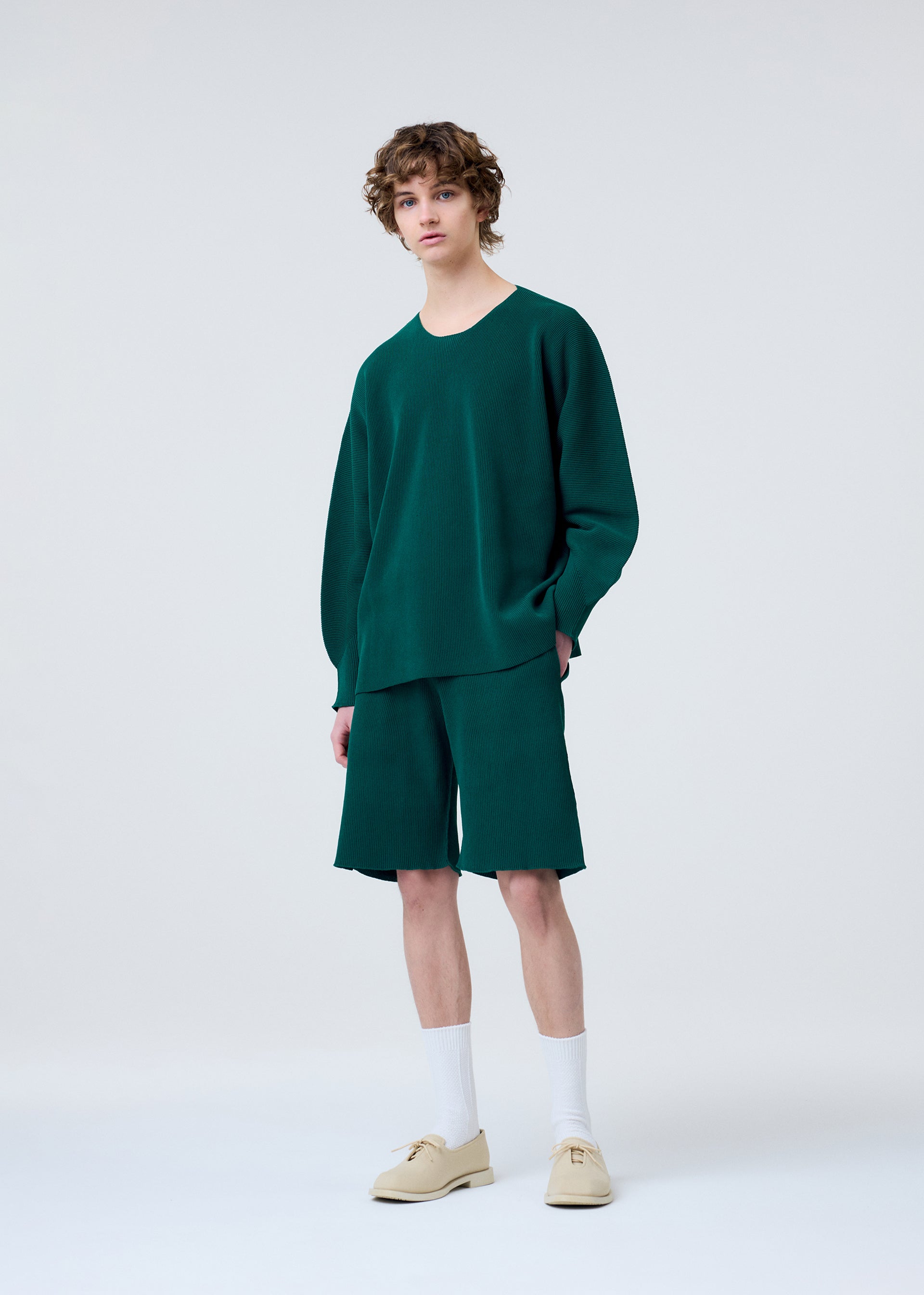 BASIC KNIT、メンズ_ニット、着用画像2