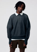 KNIT UNRAVELED、メンズ_ニット、着用画像3