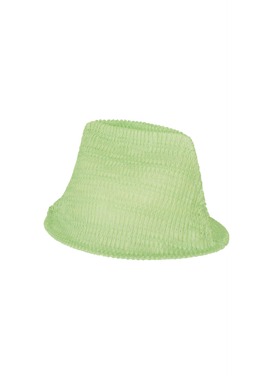 MESH PLEATS HAT、アクセサリー&その他_帽子、グリーン