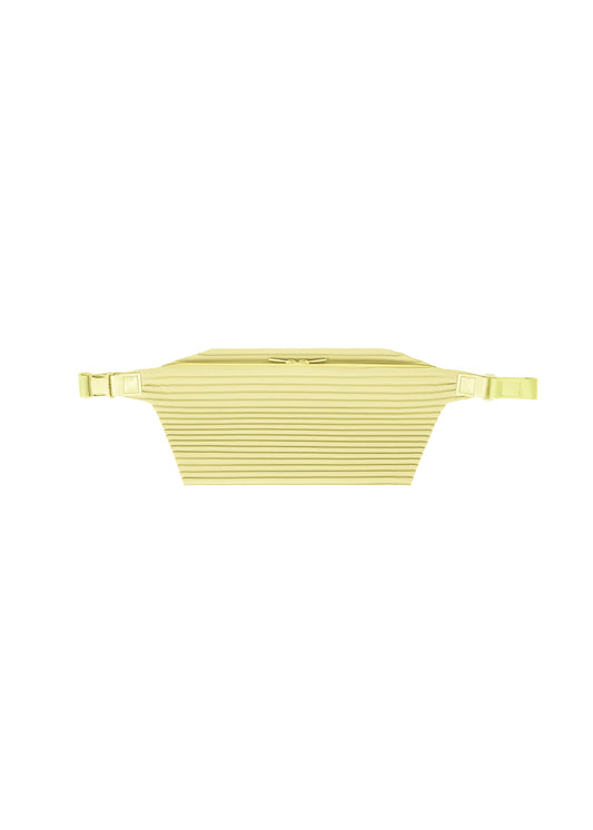 PLEATS SLIM BAG、バッグ&財布_ショルダーバッグ、イエロー