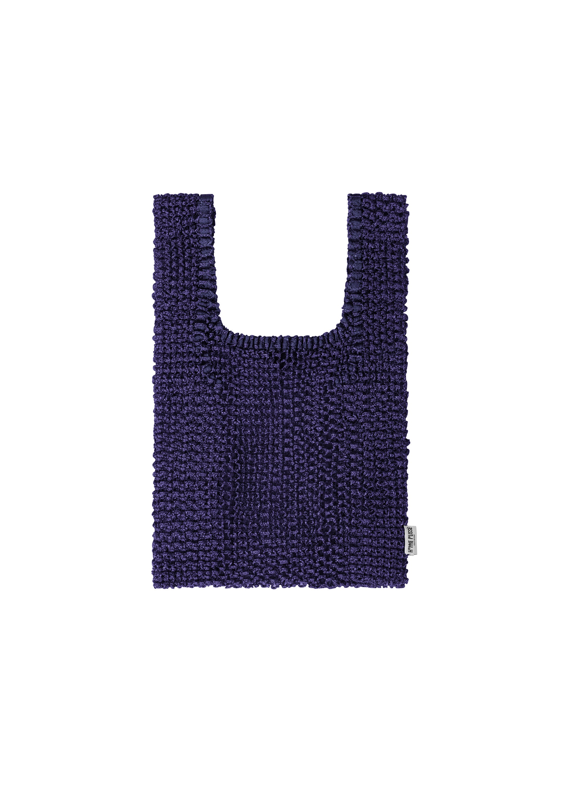 MESH PLEATS BAG、バッグ&財布_ハンドバッグ、ブルー