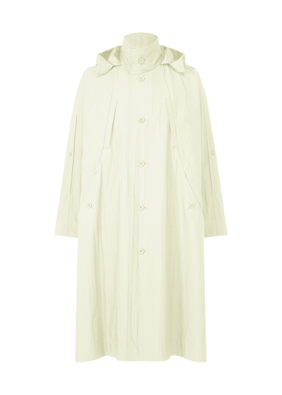 SLIT COAT、メンズ_ジャケット&コート_コート、ホワイト