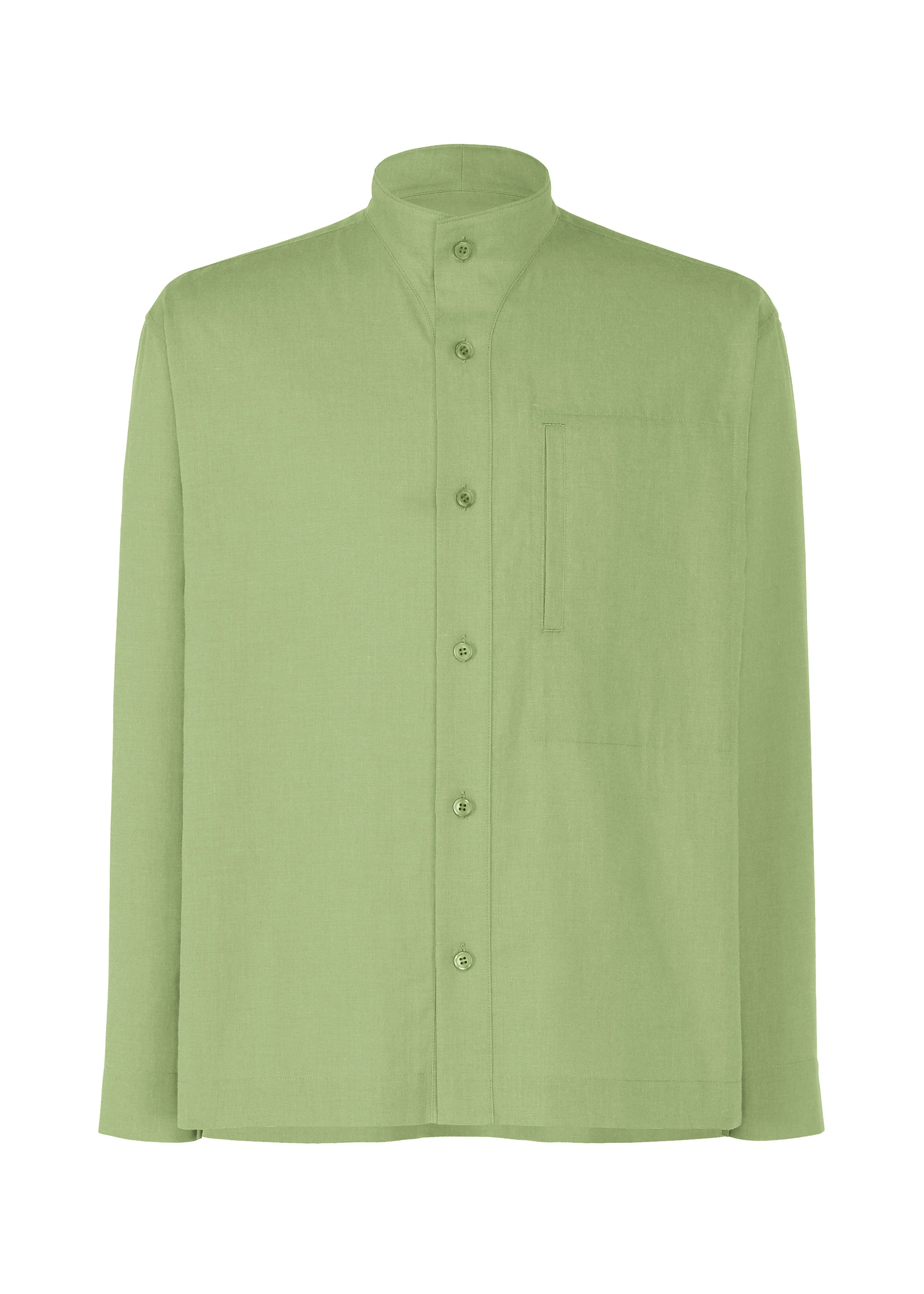 PL RAMIE SHIRT、メンズ_トップス_シャツ、グリーン