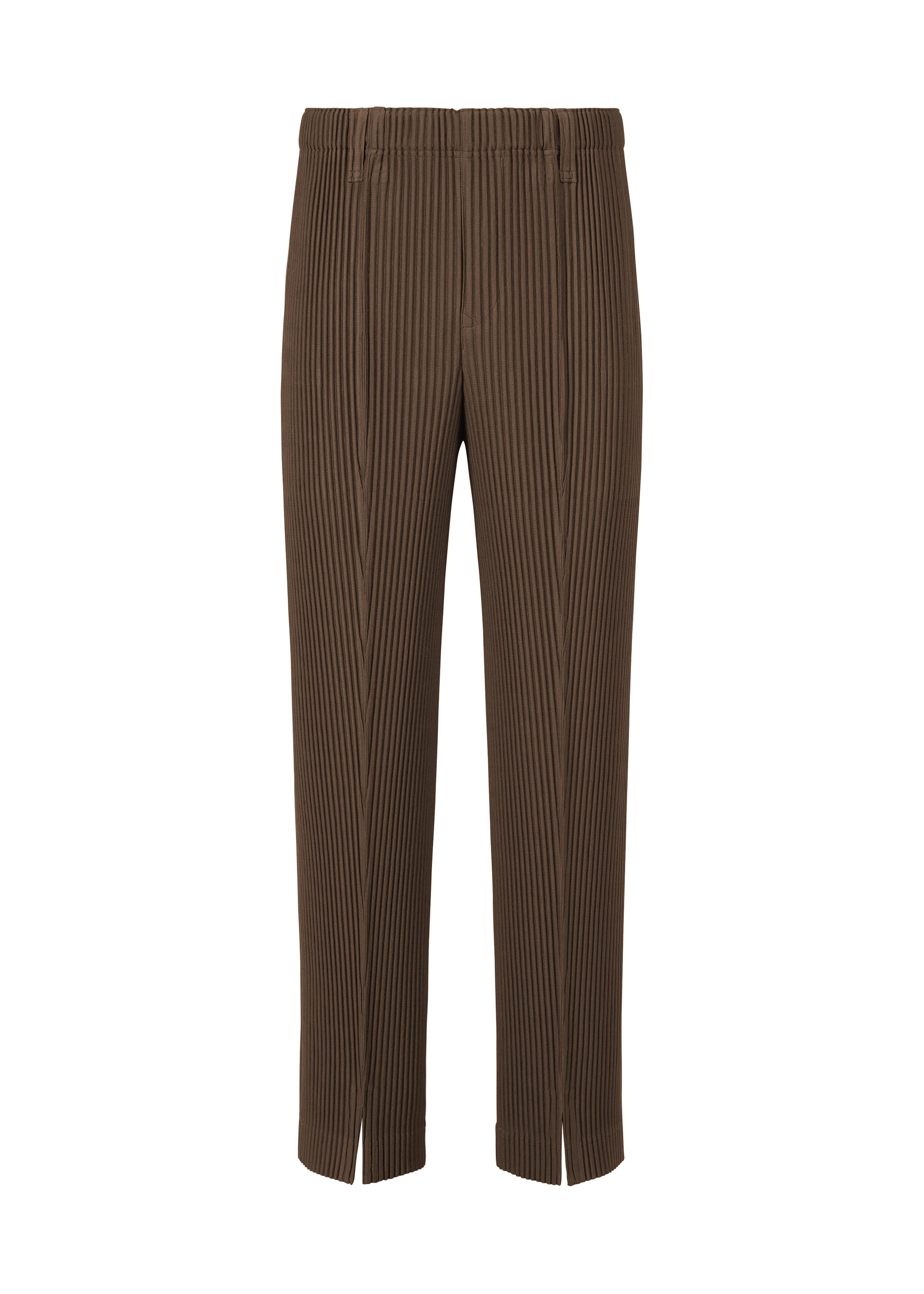 TAILORED PLEATS 1、メンズ_パンツ、ブラウン