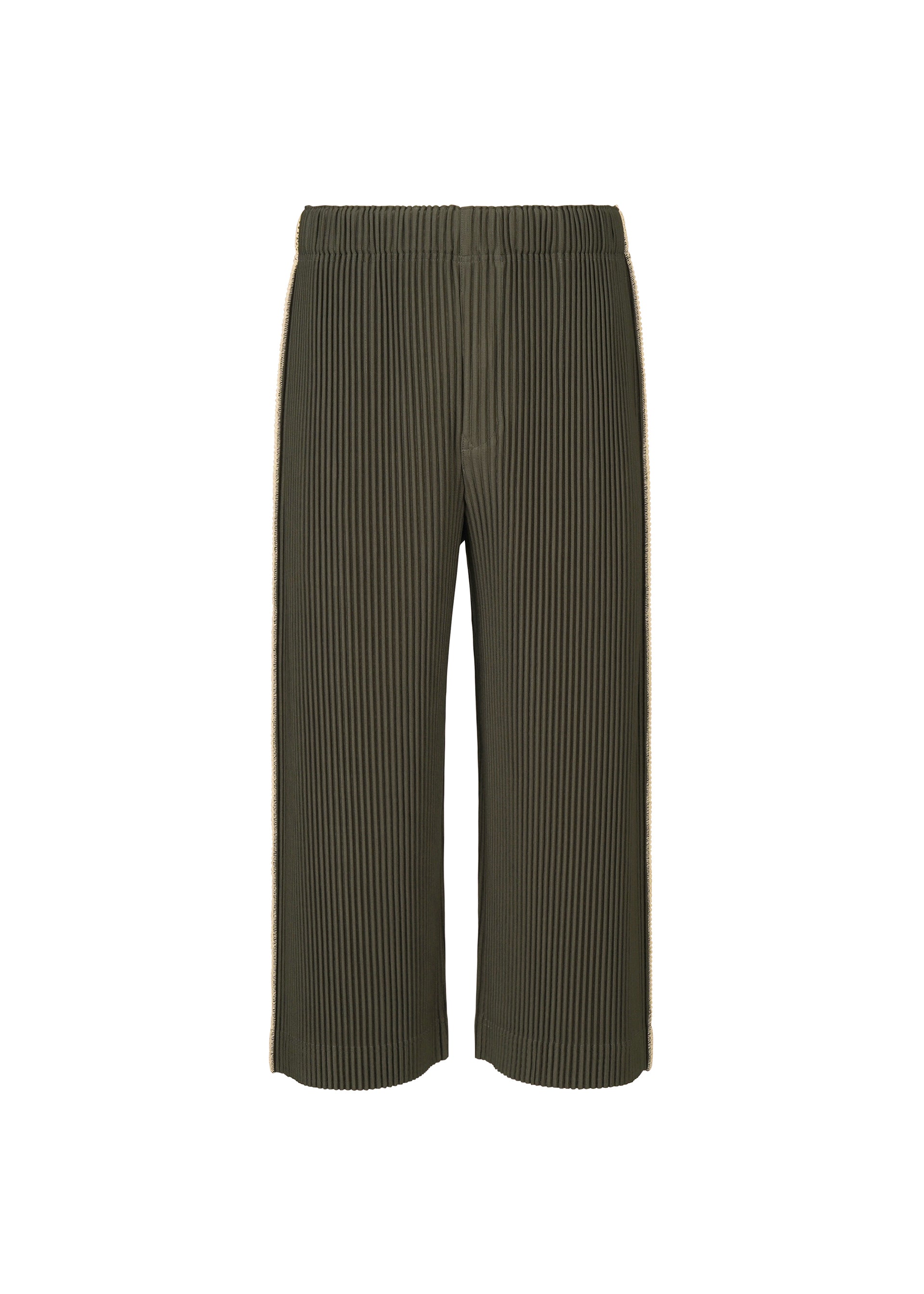 EMBROIDERY STRIPES、メンズ_パンツ、ブラウン