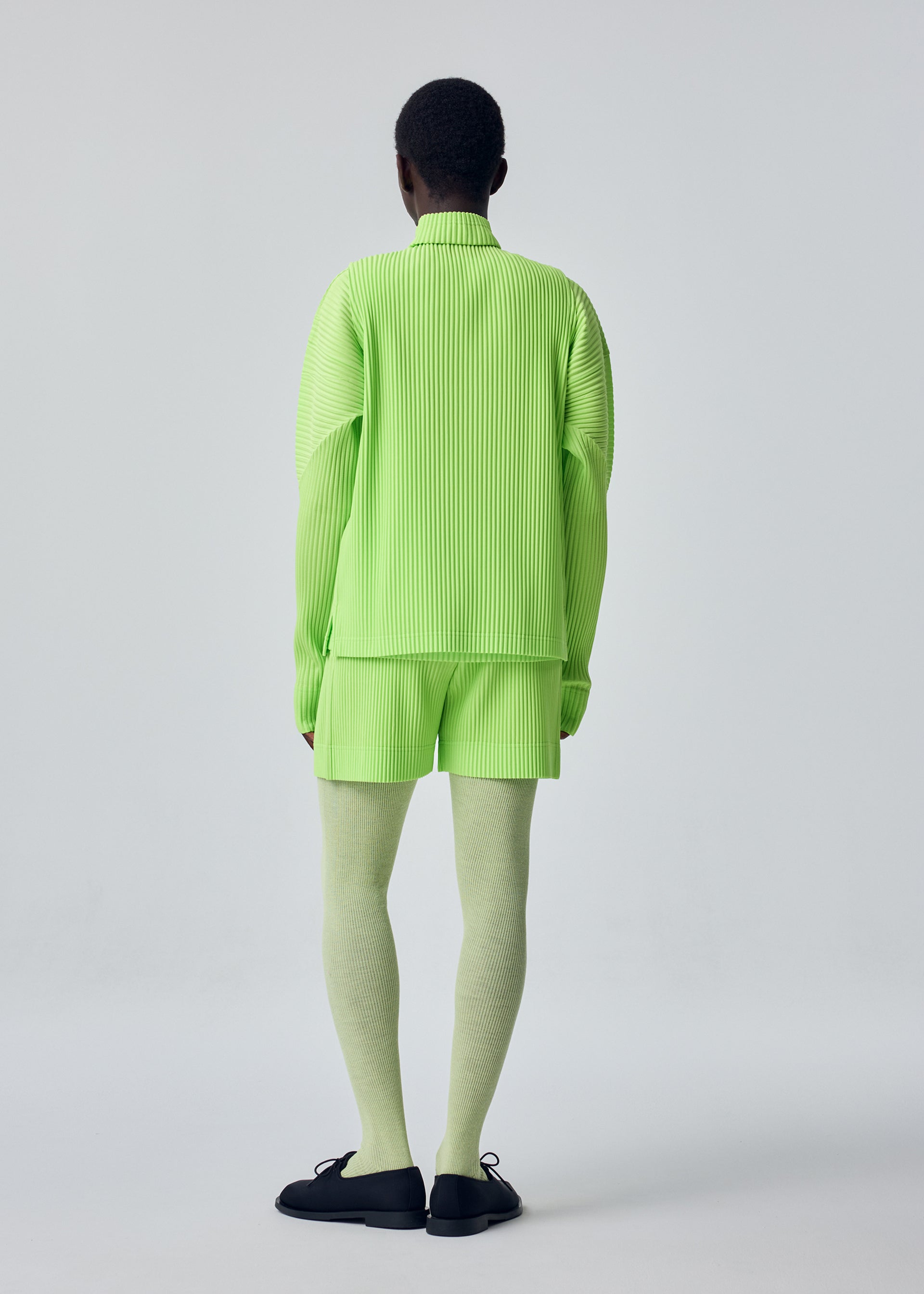 COLOR PLEATS 1、メンズ_パンツ、着用画像2