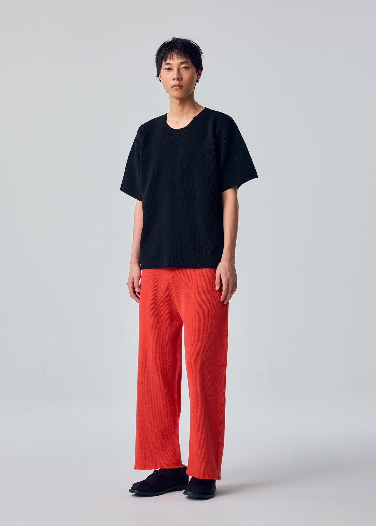 BASIC KNIT、メンズ_ニット、着用画像1