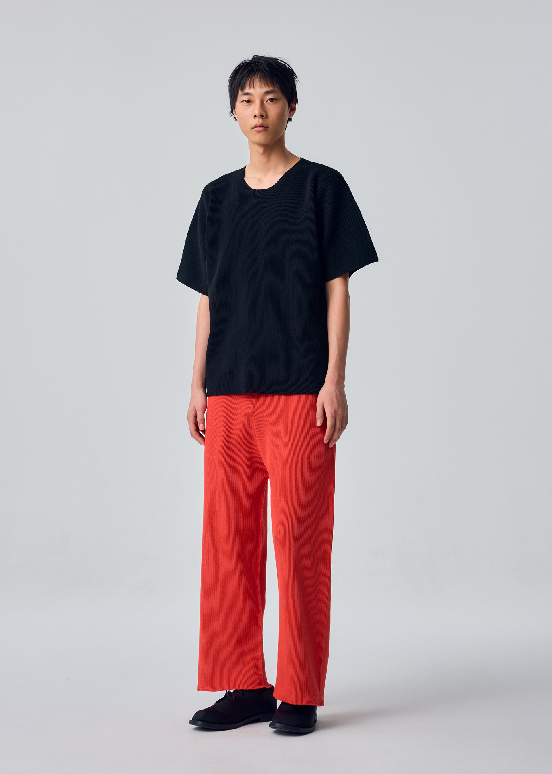BASIC KNIT、メンズ_ニット、着用画像1