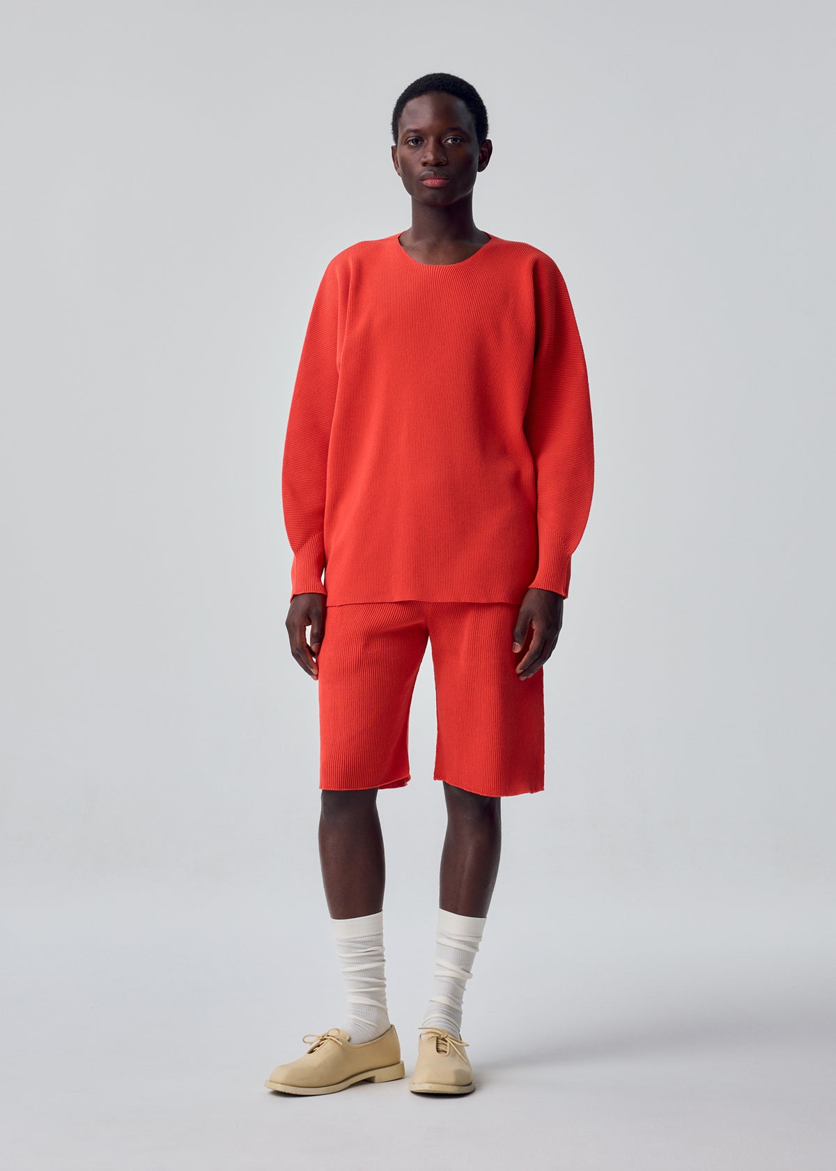 BASIC KNIT、メンズ_ニット、着用画像1
