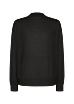 KNIT UNRAVELED、メンズ_ニット、ブラック