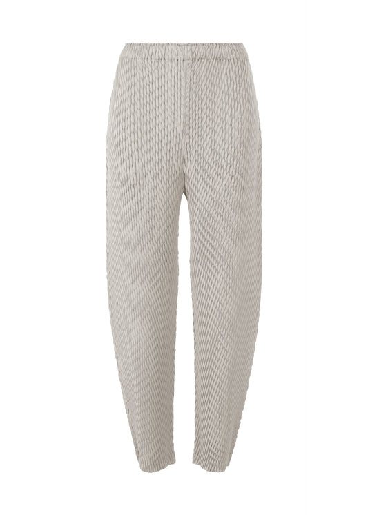 SLEEK PLEATS、ウィメンズ_パンツ、グレー