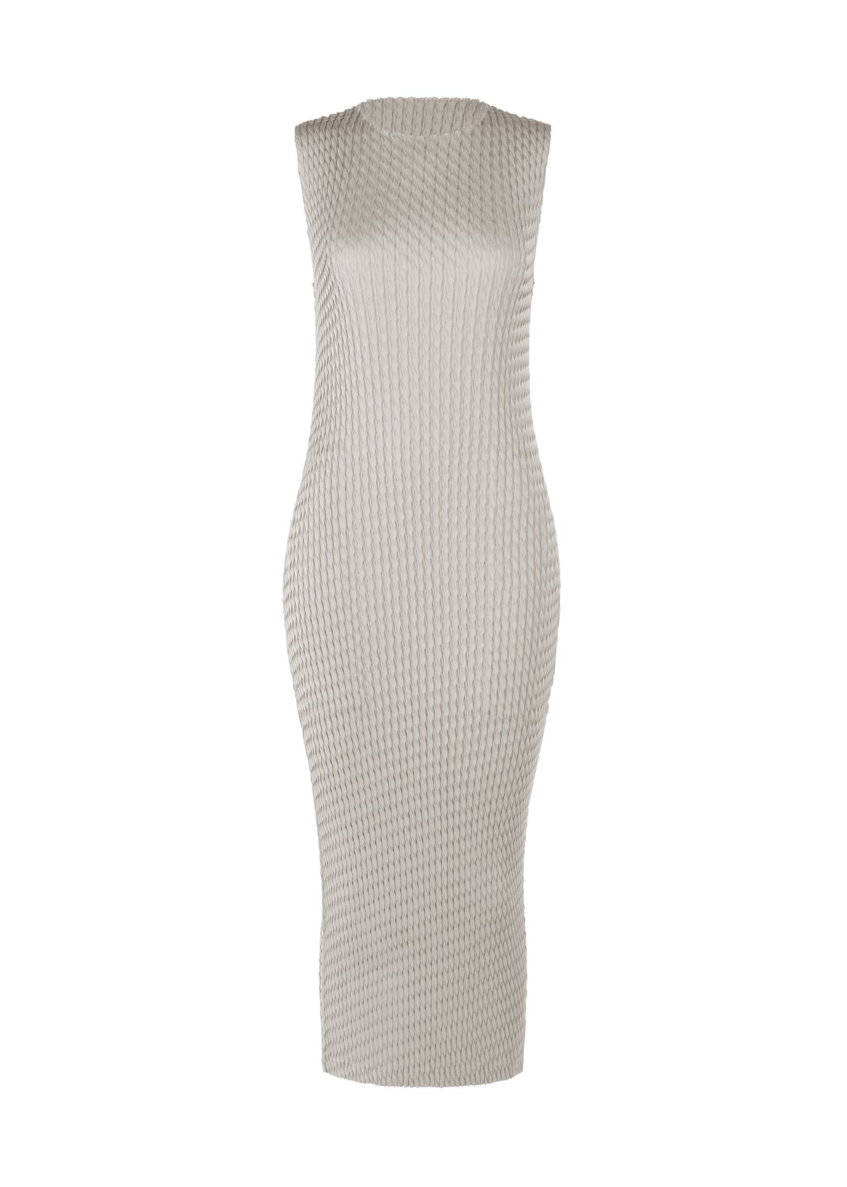 SLEEK PLEATS、ウィメンズ_ワンピース、グレー