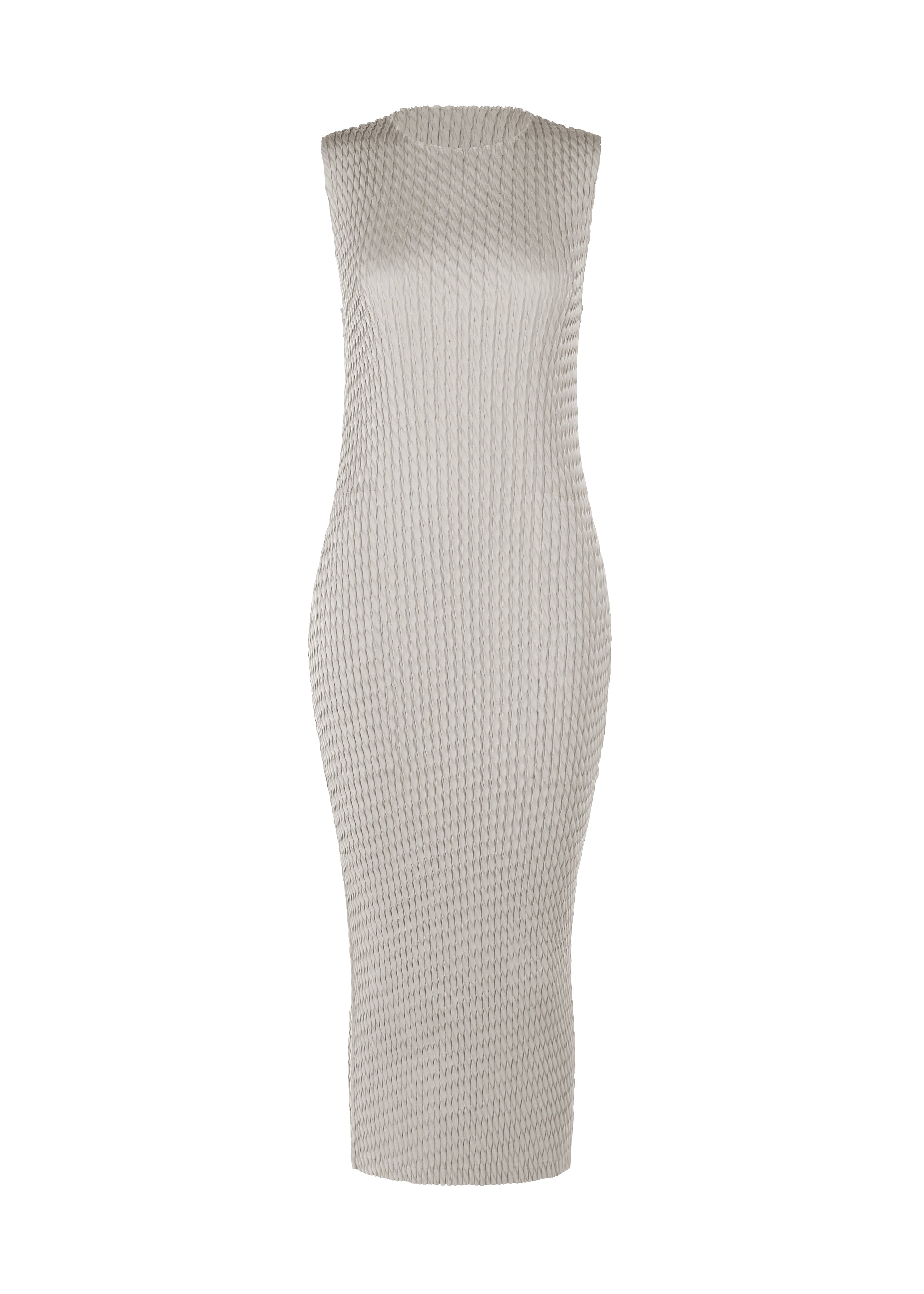 SLEEK PLEATS、ウィメンズ_ワンピース、グレー
