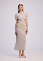BOX SHOULDER PLEATS、ウィメンズ_トップス_トップ、着用画像2