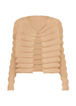 SPRING PLEATS、ウィメンズ_トップス_カーディガン、ベージュ