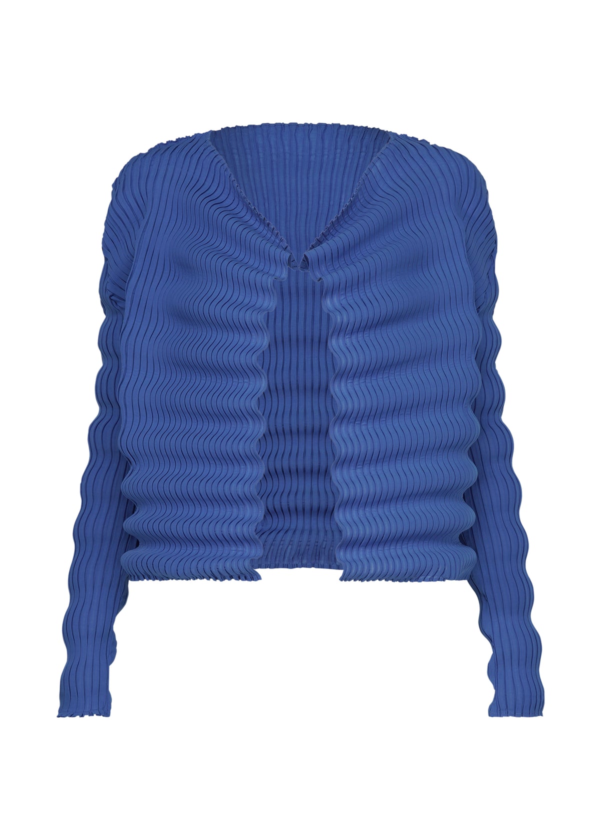 SPRING PLEATS、ウィメンズ_トップス_カーディガン、ブルー