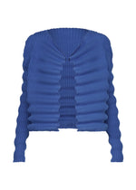 SPRING PLEATS、ウィメンズ_トップス_カーディガン、ブルー