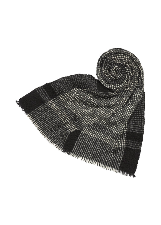 BUMPY WOOL STOLE、アクセサリー&その他_ストール、ブラック