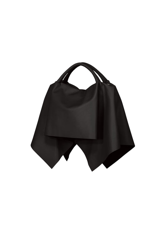 SQUARE BAG(LEATHER)、バッグ&財布_ハンドバッグ、ブラック