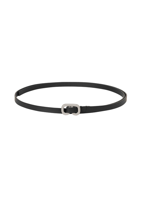 SOLID LEATHER BELT、アクセサリー&その他_アクセサリー、ブラック