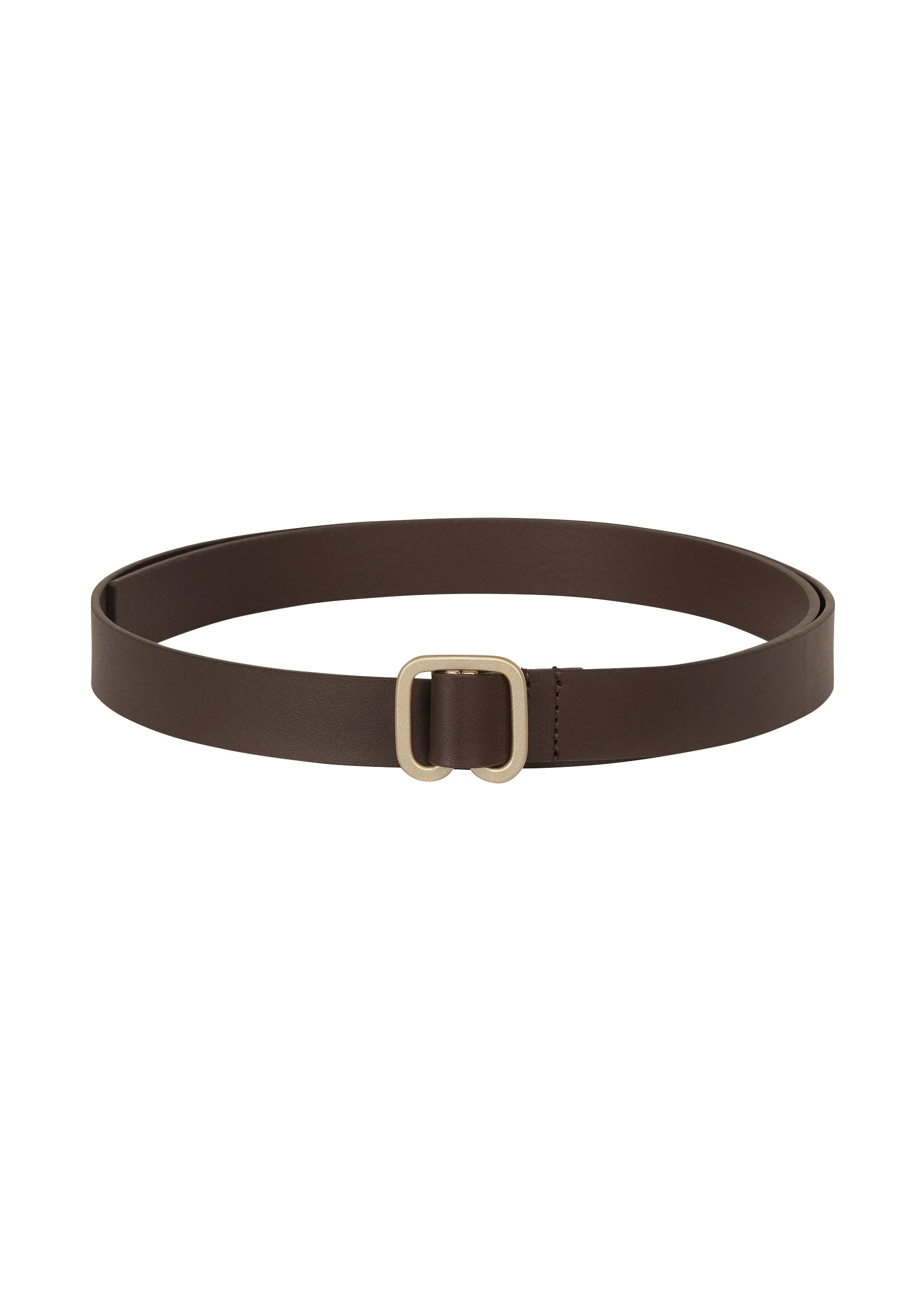 SOLID LEATHER BELT、アクセサリー&その他_アクセサリー、ブラウン
