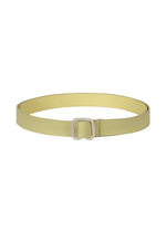 SOLID LEATHER BELT、アクセサリー&その他_アクセサリー、イエロー