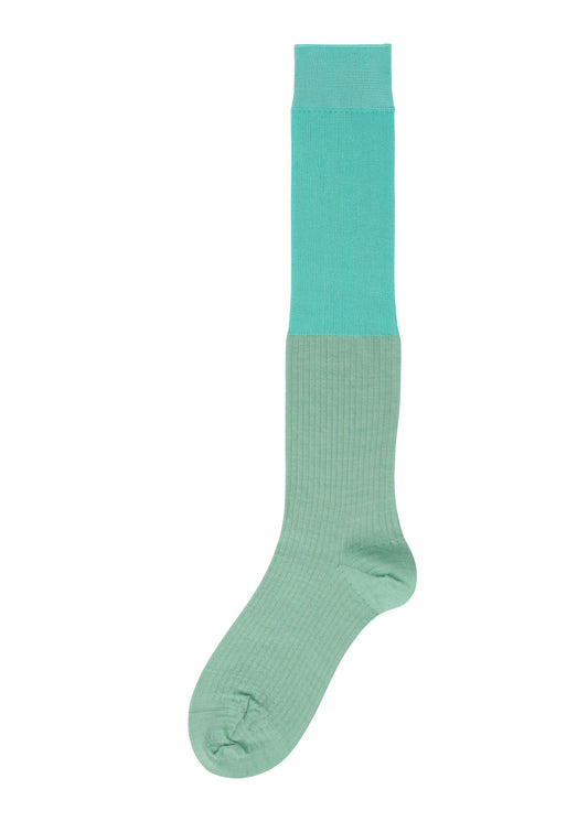 SHEER RIB SOCKS、アクセサリー&その他_レッグウェア&シューズ、ブルー