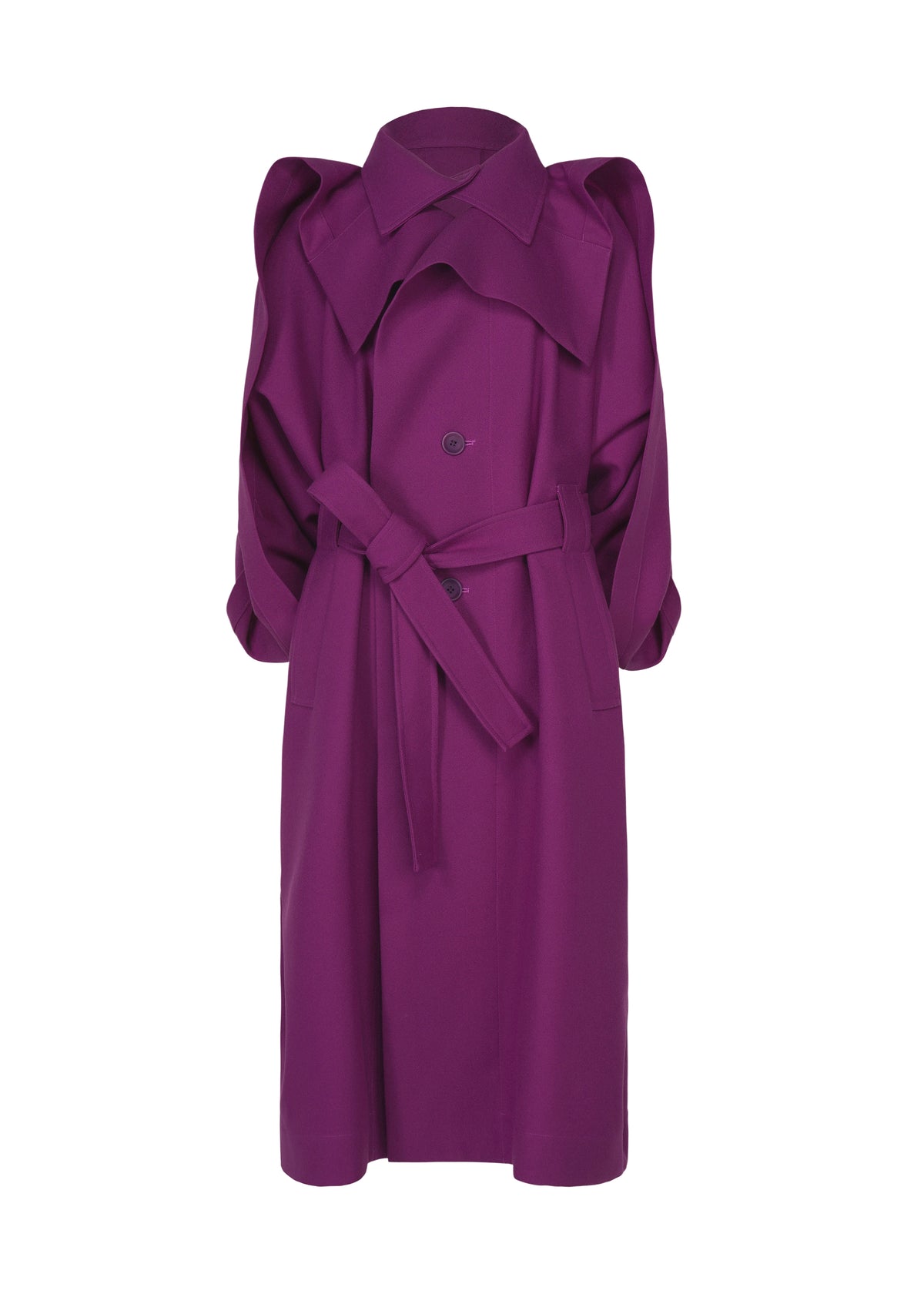 CALLIGRAPH、ウィメンズ_ジャケット&コート_コート、パープル