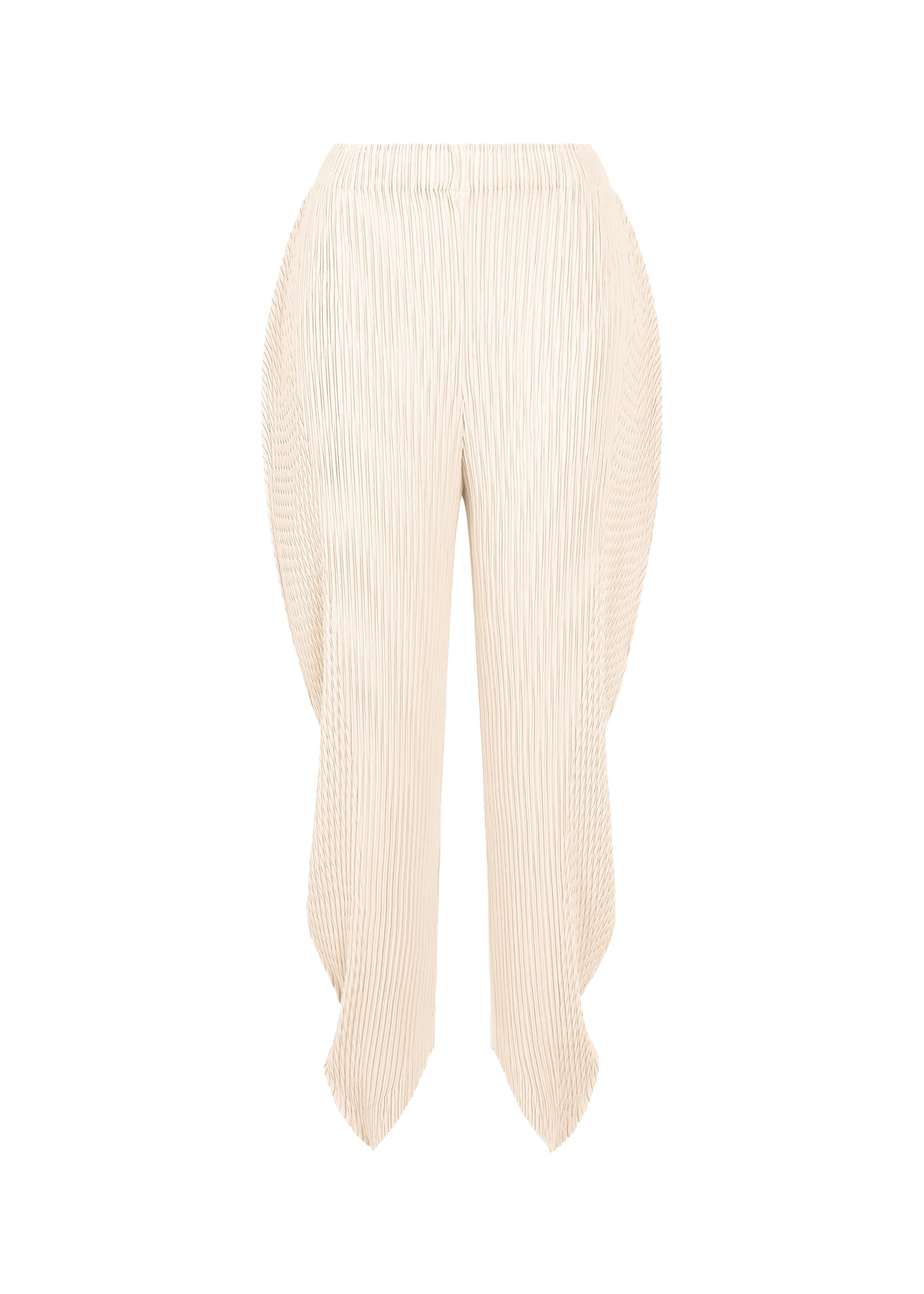 LEAF PLEATS、ウィメンズ_パンツ、ホワイト