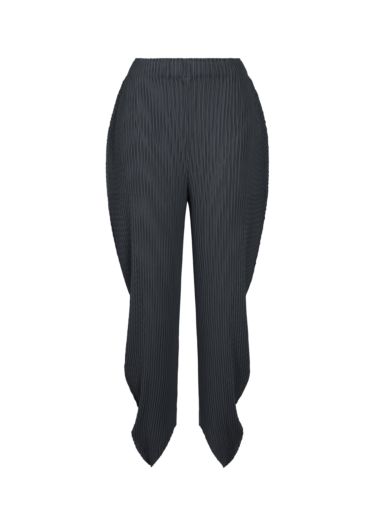 LEAF PLEATS、ウィメンズ_パンツ、ネイビー
