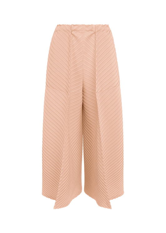 TUBULAR PLEATS、ウィメンズ_パンツ、ピンク