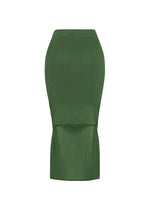 SHEER SLIT PLEATS、ウィメンズ_スカート、ディテール画像1