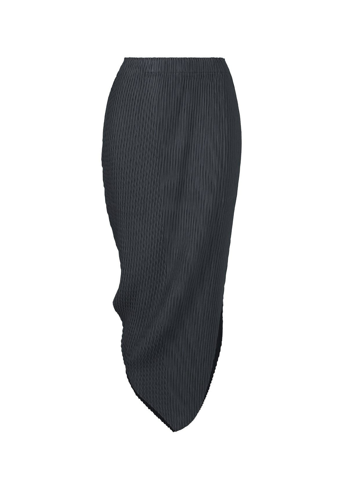 LEAF PLEATS、ウィメンズ_スカート、ネイビー