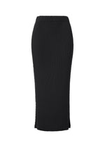 RHOMBUS PLEATS、ウィメンズ_スカート、ブラック