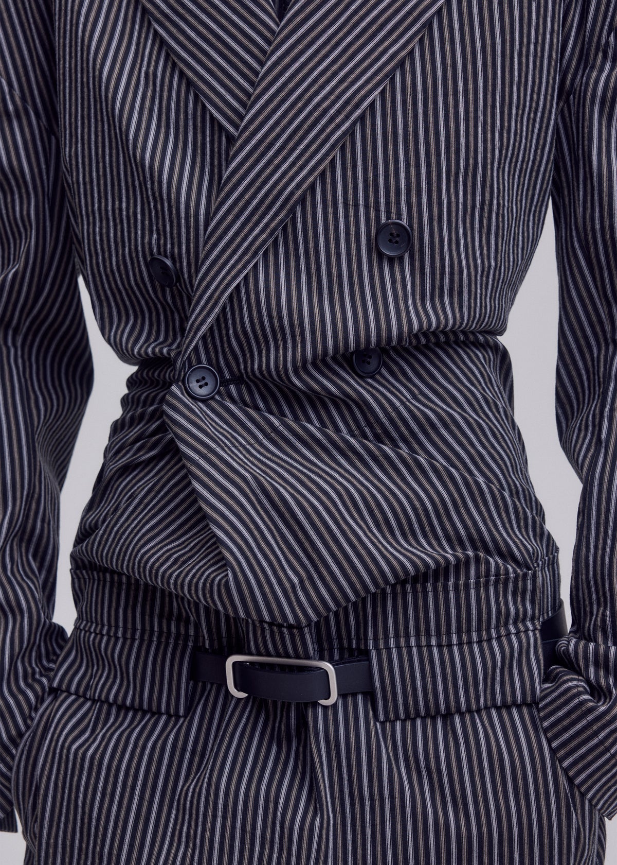 ALLOW(STRIPE)、ウィメンズ_ワンピース、着用画像4