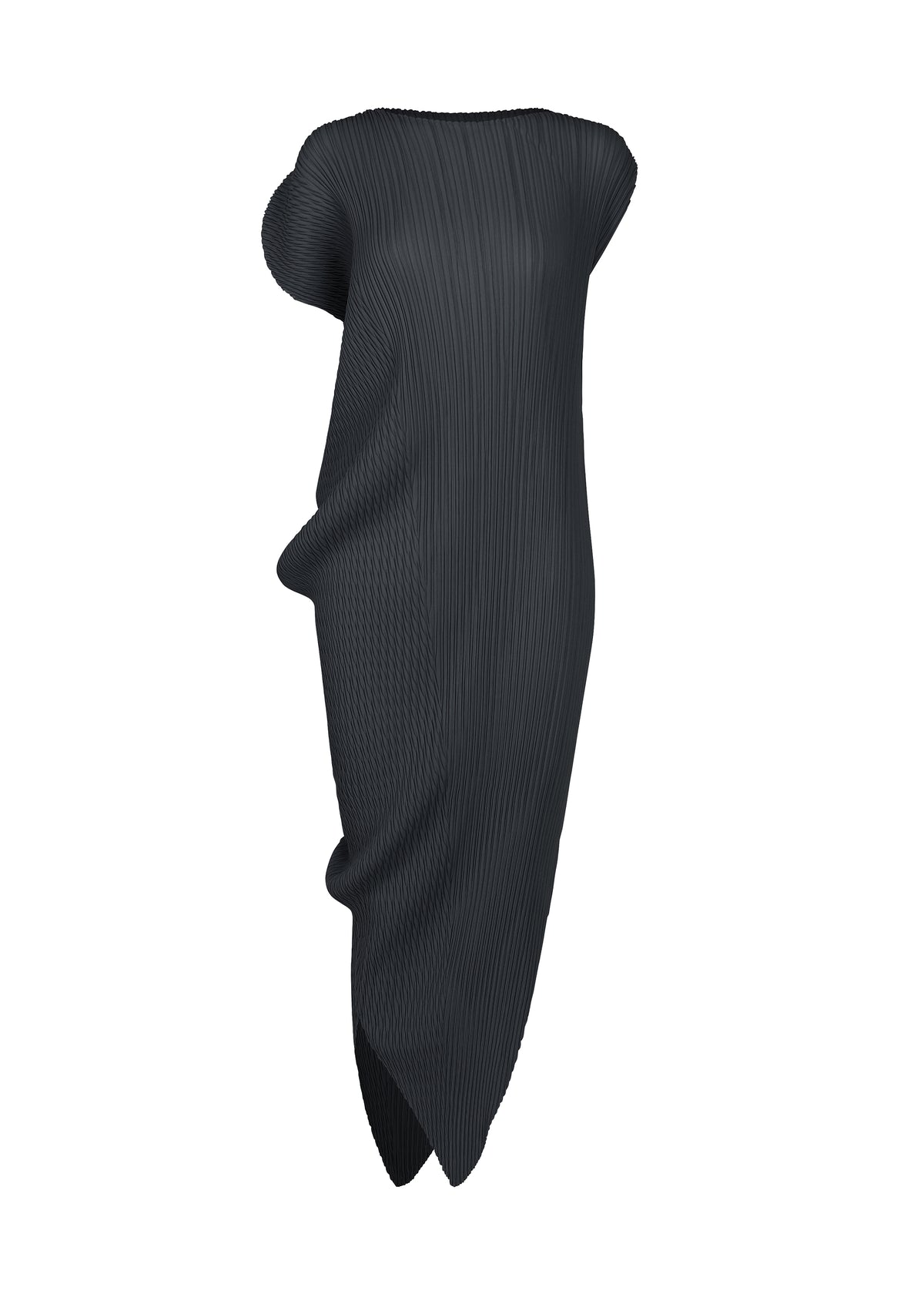 LEAF PLEATS、ウィメンズ_ワンピース、ネイビー