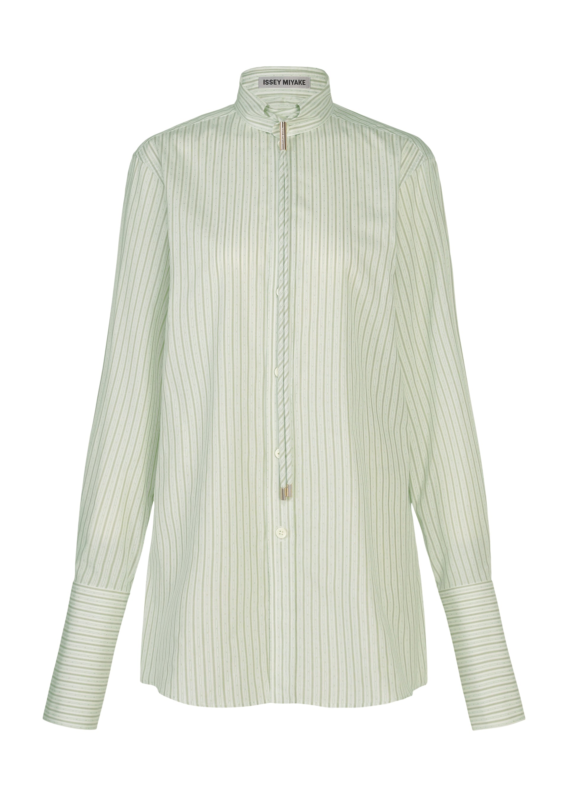 MONSIEUR SHIRT(DOBBY STRIPE)、ウィメンズ_トップス_シャツ、ホワイト