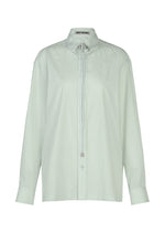 MONSIEUR SHIRT(DOBBY STRIPE)、ウィメンズ_トップス_シャツ、ネイビー