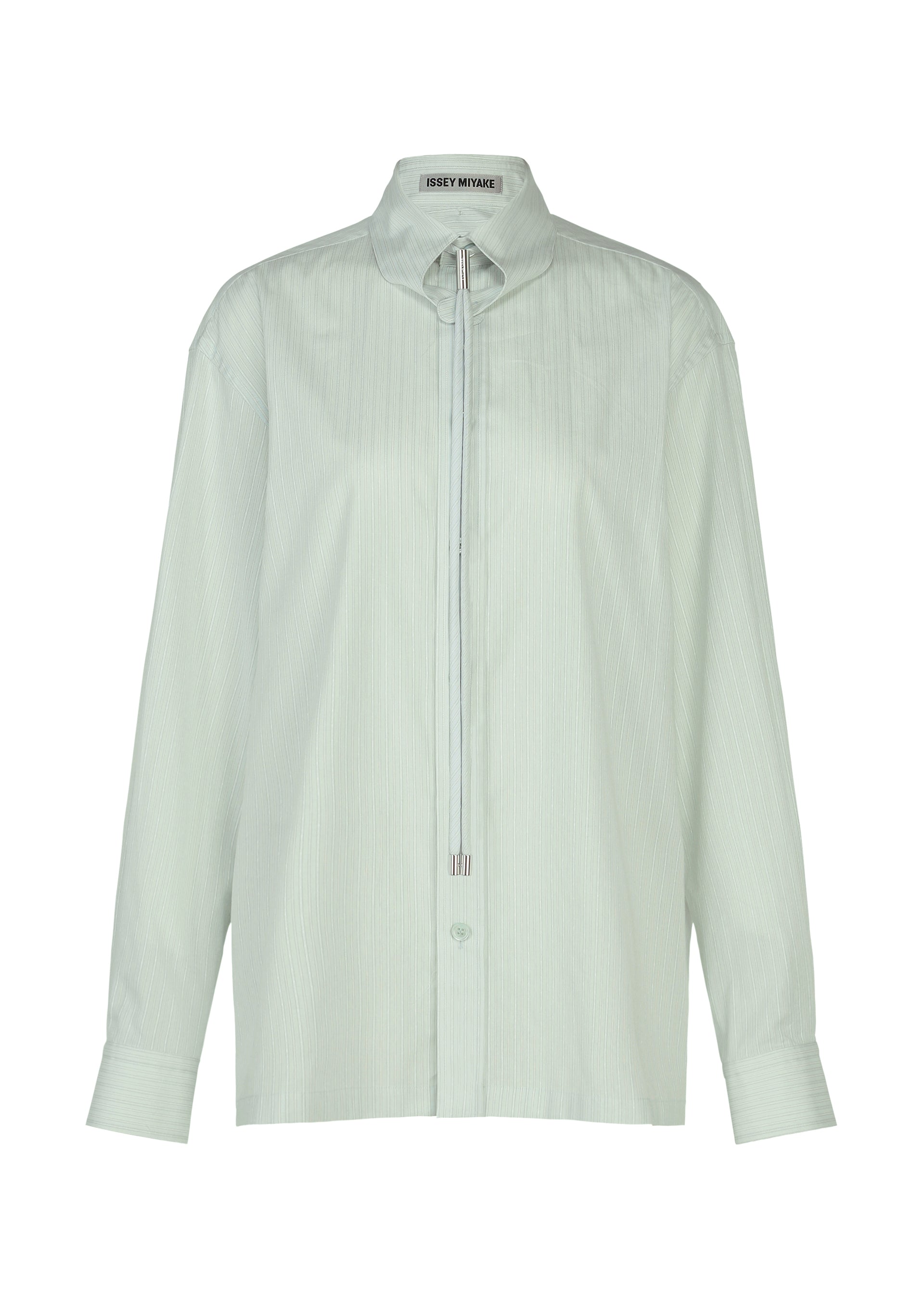 MONSIEUR SHIRT(DOBBY STRIPE)、ウィメンズ_トップス_シャツ、ネイビー