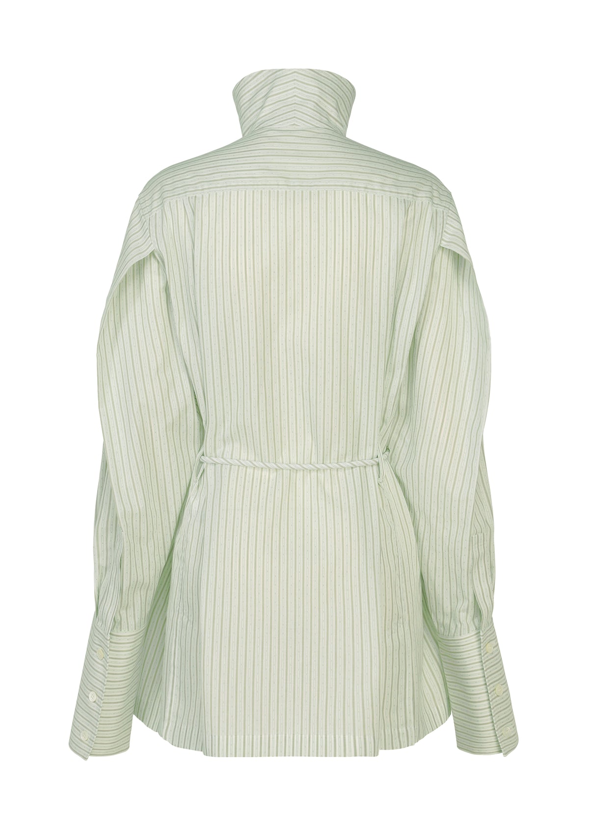 MONSIEUR SHIRT(DOBBY STRIPE)、ウィメンズ_トップス_シャツ、ディテール画像1